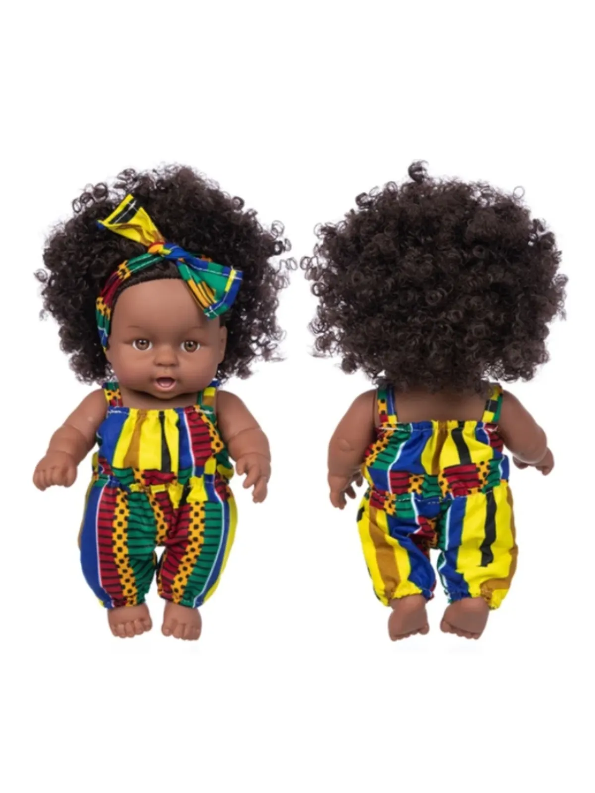 10" Cute and Cuddly Baby Doll with Beautiful Curly Hair