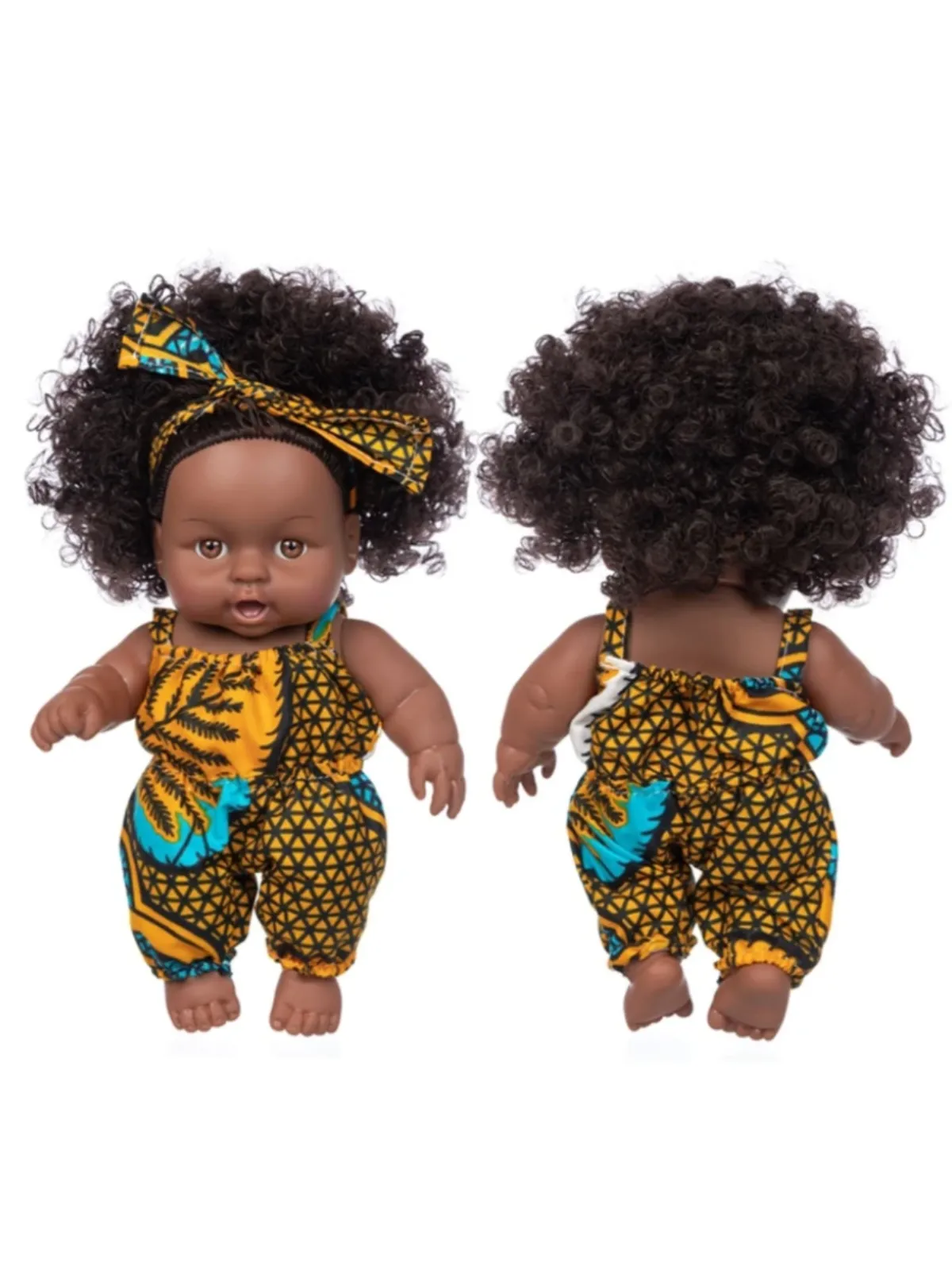 10" Cute and Cuddly Baby Doll with Beautiful Curly Hair