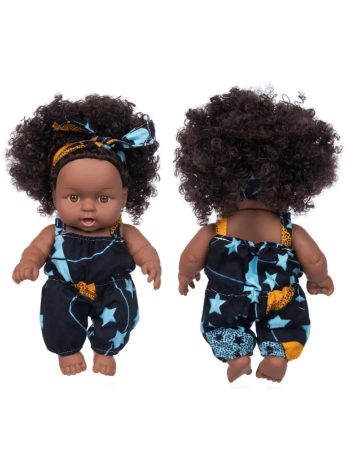 10" Cute and Cuddly Baby Doll with Beautiful Curly Hair