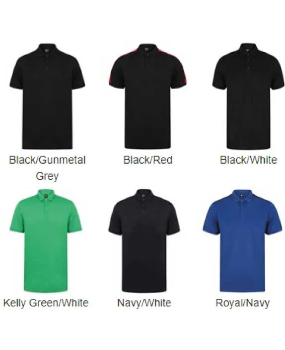 381LV Contrast panel polo