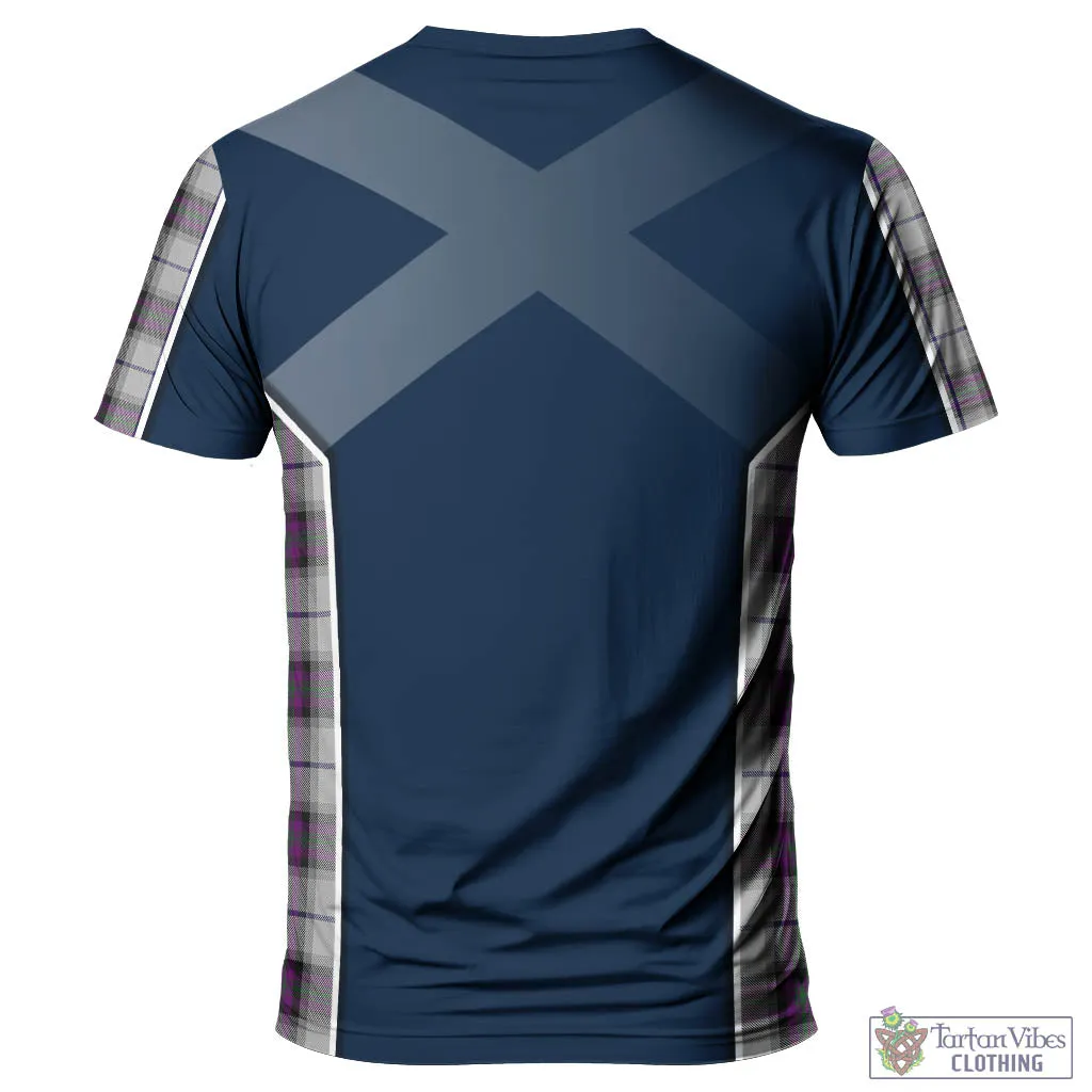 Alexander of Menstry Dress Tartan T-Shirt with Family Crest and Lion Rampant Vibes Sport Style