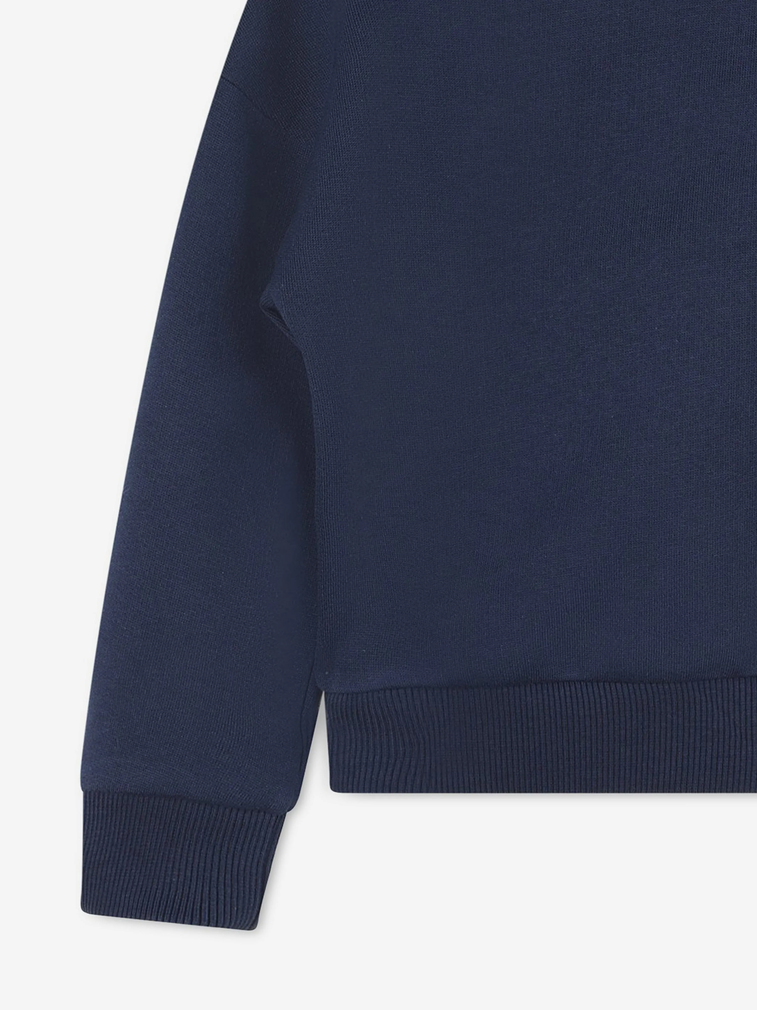KENZO Girls Logo Print Sweatshirt in Navy