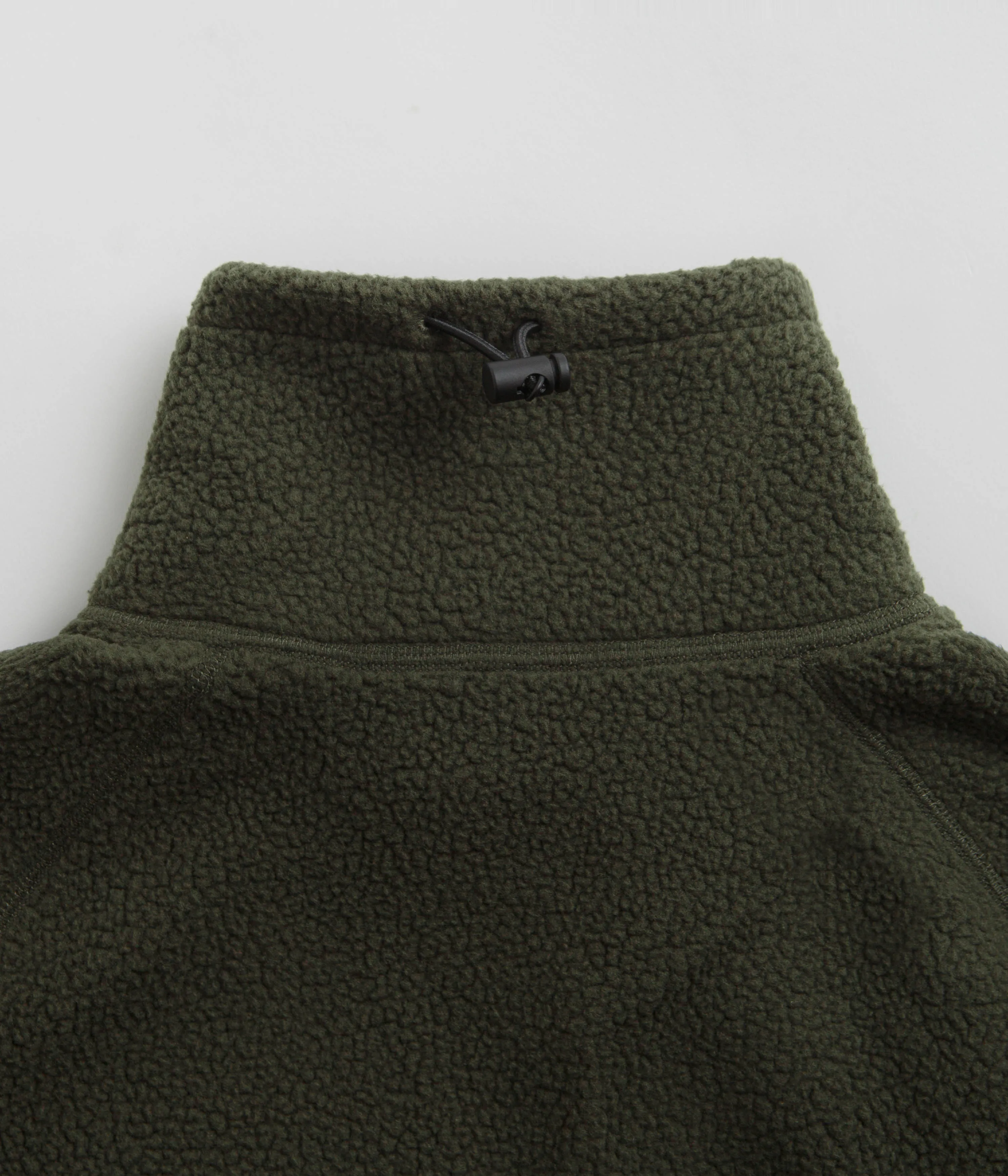 Norse Projects Tycho Pile Fleece Full Zip Jacket - Ivy Green
