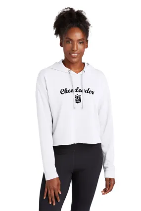 Sport-Tek ® Ladies PosiCharge ® Tri-Blend Wicking Fleece Crop Hooded Pullover - Cheerleader
