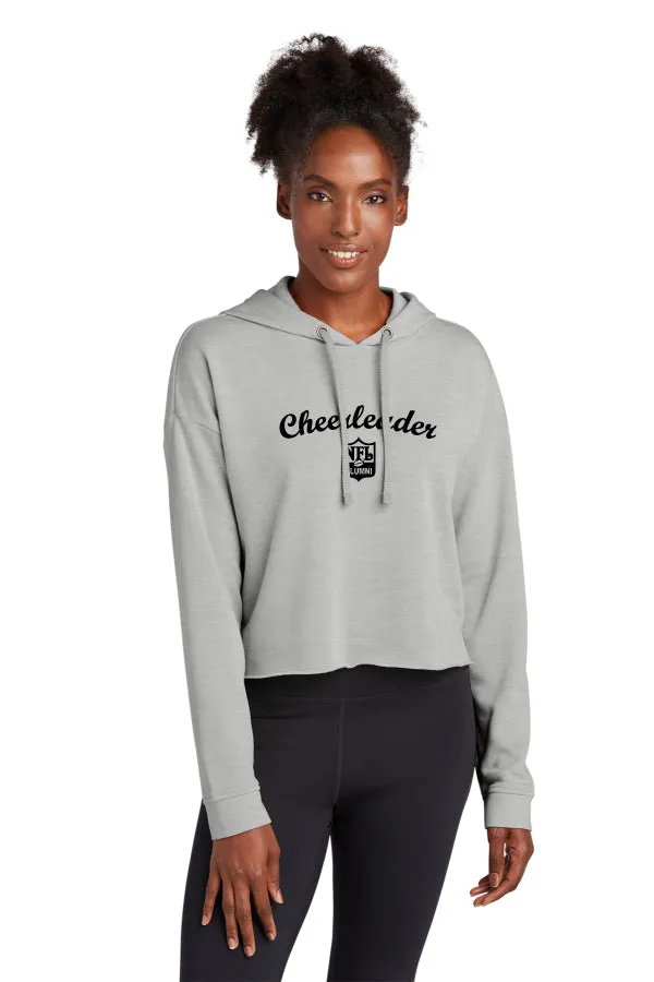 Sport-Tek ® Ladies PosiCharge ® Tri-Blend Wicking Fleece Crop Hooded Pullover - Cheerleader